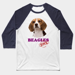 Beagles Rock! Baseball T-Shirt